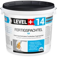 Level+ - level+ Fertigspachtel Spachtelmasse Glättmasse L+14 - 20KG von LEVEL +