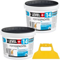 Level+ Fertigspachtel Spachtelmasse L+14 - 2x5KG + Glattspachtel Level+ Fertigspachtel Spachtelmasse L+14 - 2x5KG + Glattspachtel von LEVEL +