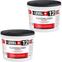LEVEL+ Fliesenkleber Fertig Dispersionkleber Flexmörtel L+12 - 10+10KG von LEVEL +