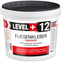 LEVEL+ Fliesenkleber Fertig Dispersionkleber Flexmörtel L+12 - 10KG von LEVEL +