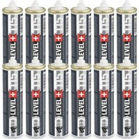 LEVEL+ Gaskartusche für Gasnagler 115mm 56ml Fuel Cell L+115 - 12 St. von LEVEL +