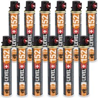 Level+ - level+ Gaskartusche 152mm 74ml Fuel Cell Ersatzgas für Nagler L+152 - 12 St. von LEVEL +