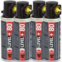 Level+ - level+ Gaskartusche 80mm 40ml Fuel Cell Ersatzgas für Stiftnagler L+80 - 4 St. von LEVEL +