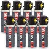 Level+ Gaskartusche 80mm 40ml Fuel Cell Ersatzgas für Stiftnagler L+80 - 8 St. von LEVEL +