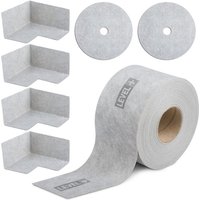 Level+ - level+ Bandset Dusche Balkon Dichtband Dichtbahn Duschelement Ecken Profi set G3 von LEVEL +