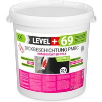 Level+ - level+ Bitumen Dickbeschichtung pmbc Kombidicht 2K Poly ps L+69 - 30L von LEVEL +
