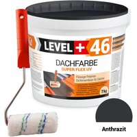 Level+ - level+ Dachfarbe Sockelfarbe elastische L+46 anthrazit - 7KG + Farbroller 10cm Level+ - level+ Dachfarbe Sockelfarbe elastische L+46 anthrazit - 7KG + Farbroller 10cm von LEVEL +