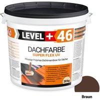 Level+ - level+ Dachfarbe elastische Dicht-Polymermembrane L+46 braun - 20KG von LEVEL +