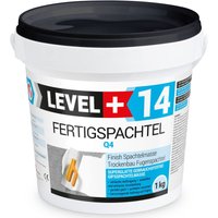 Level+ - level+ Fertigspachtel Spachtelmasse Glättmasse L+14 - 1KG von LEVEL +