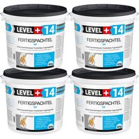 Level+ - level+ Fertigspachtel Spachtelmasse Glättmasse L+14 - 80KG von LEVEL +