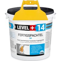 Level+ - level+ Fertigspachtel Spachtelmasse L+14 - 25KG + Glattspachtel von LEVEL +