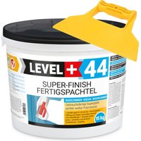Level+ - level+ Fertigspachtel Spachtelmasse L+44 - 15KG + Glattespachtel von LEVEL +