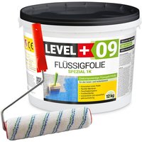 Level+ Flüssigfolie Dichtfolie Flex L+09 - 12kg + Farbroller von LEVEL +