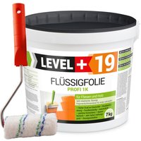 Level+ Flüssigfolie Dichtfolie Holz L+19 - 7KG + Farbroller von LEVEL +