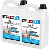 Level+ - level+ Kaliwasserglas Unverdünnt Grundierung L+01 - 10L von LEVEL +
