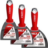 Level5 - Set 3xSpachtel Edelstahl Fugenmesser für Trockenbau 5-651 Level5 - Set 3xSpachtel Edelstahl Fugenmesser für Trockenbau 5-651 von LEVEL5