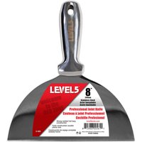 Spachtel ganz aus Edelstahl Profi 8'/204mm 5-408 - Level5 von LEVEL5