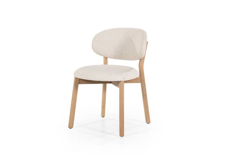 LEVEN Lifestyle Esszimmerstuhl Scandi Style Stuhl "Liva" – Natur / Beige von LEVEN Lifestyle