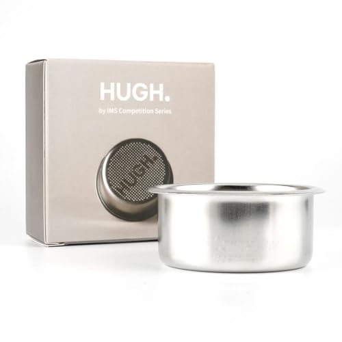 HUGH, by IMS 51 mm Präzisions-Filterkorb Competition Series Kaffeefilterkorb, Edelstahl-Siebträgerkorb, 14–18 g, kompatibel mit Leverpresso (H26 (18 g)) von LEVERPRESSO