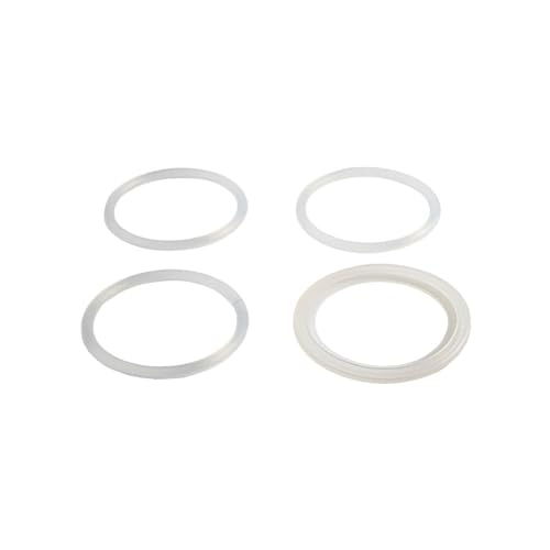 Hugh Inc. Silikon O-Ring und Duschwand Dichtung Ersatz Set, kompatibel mit allen Leverpresso Modellen, 4-teiliges Set Hugh Inc. Silikon O-Ring und Duschwand Dichtung Ersatz Set, kompatibel mit allen Leverpresso Modellen, 4-teiliges Set von LEVERPRESSO