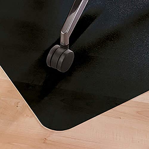 LEVIATAN Fussbodenmatte | Bürostuhl Unterlage Universell | Bodenschutzmatte Bürostuhl Schwarz | Unterlage Schreibtischstuhl 1200x900mm von Leviatan