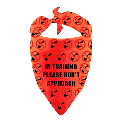 Hundehalstuch, Aufschrift "Please Don't Approach", Rettungshund (nicht nähern) von LEVLO