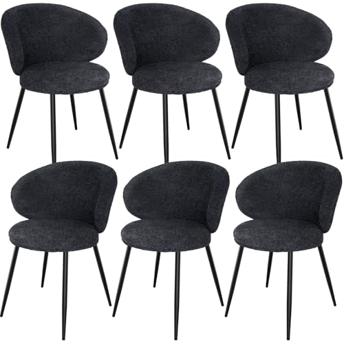 LEWE Esszimmerstuhl 6er Set, Polstersessel, Stuhl mit Komfort, Rückenlehne, weiche Schaumstoffpolsterung, für Wohnzimmer & Leseecke LEWE Esszimmerstuhl 6er Set, Polstersessel, Stuhl mit Komfort, Rückenlehne, weiche Schaumstoffpolsterung, für Wohnzimmer & Leseecke von LEWE