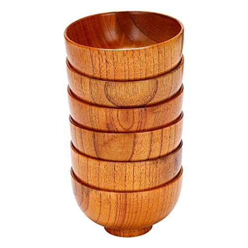 LEWITORS 6 StüCk Holzschalen für Lebensmittel Holzschalen Serviergeschirr für, Suppe, Dip, Kaffee, Tee und Suppenschüsseln, kleine Salatschüssel, Obst, Dekoration KüChe Besteck Set LEWITORS 6 StüCk Holzschalen für Lebensmittel Holzschalen Serviergeschirr für, Suppe, Dip, Kaffee, Tee und Suppenschüsseln, kleine Salatschüssel, Obst, Dekoration KüChe Besteck Set von LEWITORS