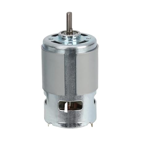 DC12V 24V 30W Permanentmagnet-DC-Hochgeschwindigkeitsmotor 775 Rundwelle/D-Welle CW CCW Einstellbare Geschwindigkeit for Elektrowerkzeuge(10000RPM ROUND SHAFT_12VMOTOR AND BRACKET) von LEWLUIRZA