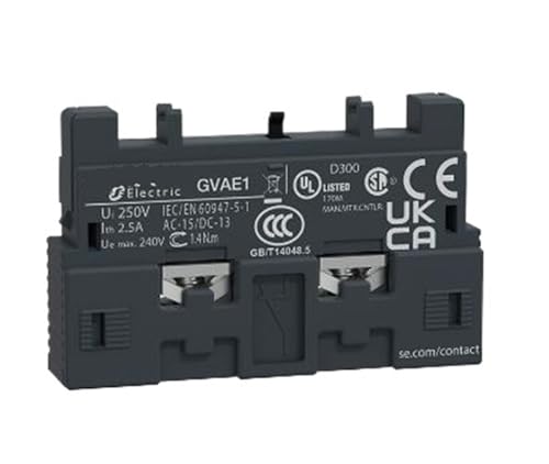 GV-AE1 GVAE1 GV2 und GV3 – Hilfskontakt – 1 Schließer/Öffner von LEWLUIRZA