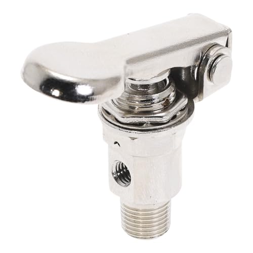 Luftpneumatisches mechanisches Ventil TAC-3P Auslassventil, 2 Positionen, 3-Wege-M5-Innengewinde, 1/8-Zoll-Knopfgriff-Umschaltventil mit Anschluss(Only Valve) von LEWLUIRZA