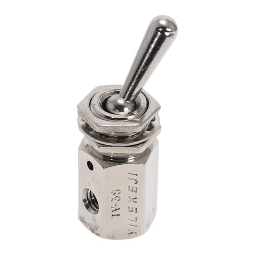 Positionieren Sie das pneumatische 2-Wege-Luft-Knopfsteuerungs-EIN-AUS-Kippventil TV-3S-Pneumatikschaltventil von LEWLUIRZA