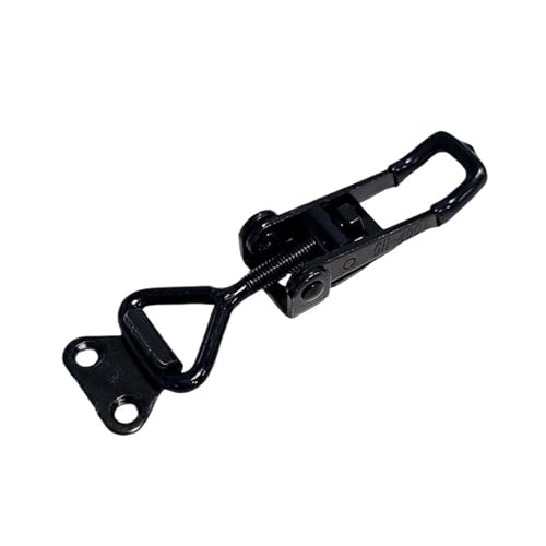 Schnellspannschloss Clipschloss Schnalle verstellbare Schnalle Box Schnalle Spanner Türriegelklemme 4001 schwarze Schnalle von LEWLUIRZA