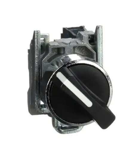 XB4BD21 Wahlschalter, Metall, schwarz, Ø22, 2 Positionen, feststellbar, 1 Schließer XB4BD21 Wahlschalter, Metall, schwarz, Ø22, 2 Positionen, feststellbar, 1 Schließer von LEWLUIRZA