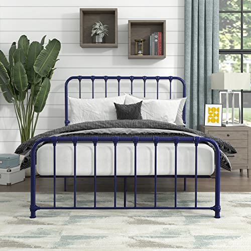 Lexicon Urbana Doppelbett aus Metall, Marineblau von LEXICON