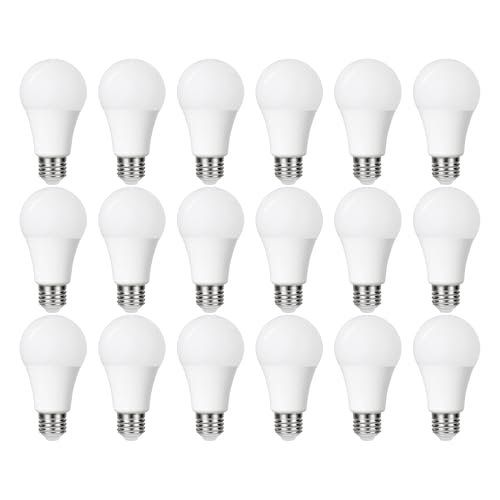 LEXMAN - 18er-Set LED-Lampen - 18 x LED Glühbirnen E27-1521 LM - 11,2W entsprechend 100W - Ø 60 mm - 2700K - Warmweiß von LEXMAN