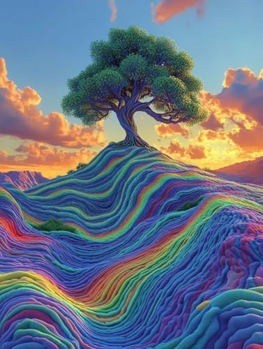Baum Diamond Painting Erwachsene Kinder, Baum des Lebens Diamant Painting Bilder Set, 5D Vollbohrer Kristall Stickerei Kreuzstich Basteln Erwachsene Anfänger, Home Wand Deko Wohnzimmer 40x50cm 7h-617 Baum Diamond Painting Erwachsene Kinder, Baum des Lebens Diamant Painting Bilder Set, 5D Vollbohrer Kristall Stickerei Kreuzstich Basteln Erwachsene Anfänger, Home Wand Deko Wohnzimmer 40x50cm 7h-617 von LEYAUPGO