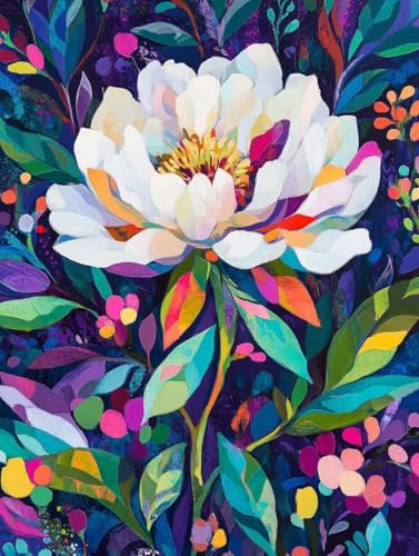 Blume Diamond Painting Blume Diamond Painting Erwachsene Kinder DIY 5D Vollbohrer Mosaikherstellung Stickerei Kreuzstich Diamanten Malerei Anfänger, Zimmer Deko Wohnzimmer Geschenke 50x70cm w7-79Z Blume Diamond Painting Blume Diamond Painting Erwachsene Kinder DIY 5D Vollbohrer Mosaikherstellung Stickerei Kreuzstich Diamanten Malerei Anfänger, Zimmer Deko Wohnzimmer Geschenke 50x70cm w7-79Z von LEYAUPGO