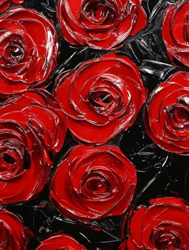 Blume Diamond Painting Rose Diamond Painting Erwachsene Kinder DIY 5D Vollbohrer Mosaikherstellung Stickerei Kreuzstich Diamanten Malerei Anfänger, Zimmer Deko Wohnzimmer Geschenke 50x70cm y7-240 Blume Diamond Painting Rose Diamond Painting Erwachsene Kinder DIY 5D Vollbohrer Mosaikherstellung Stickerei Kreuzstich Diamanten Malerei Anfänger, Zimmer Deko Wohnzimmer Geschenke 50x70cm y7-240 von LEYAUPGO