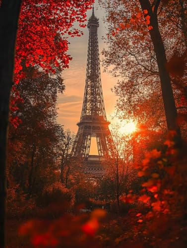 Eiffelturm Diamond Painting Landschaft Diamond Painting Erwachsene Kinder DIY Vollbohrer Stickerei Kreuzstich Diamanten Malerei Bilder Set für Anfänger, Zimmer Deko Wohnzimmer Geschenke 30x40cm j7-89C Eiffelturm Diamond Painting Landschaft Diamond Painting Erwachsene Kinder DIY Vollbohrer Stickerei Kreuzstich Diamanten Malerei Bilder Set für Anfänger, Zimmer Deko Wohnzimmer Geschenke 30x40cm j7-89C von LEYAUPGO