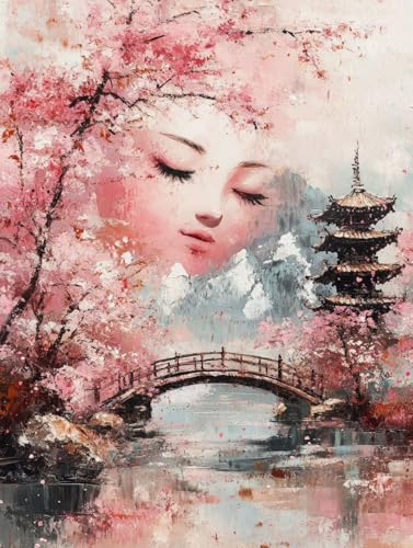 Japan Diamond Painting Landschaft Diamond Painting Erwachsene Kinder DIY Vollbohrer Mosaikherstellung Stickerei Kreuzstich Diamanten Malerei Anfänger, Zimmer Deko Wohnzimmer Geschenke 70x95cm z7-37B Japan Diamond Painting Landschaft Diamond Painting Erwachsene Kinder DIY Vollbohrer Mosaikherstellung Stickerei Kreuzstich Diamanten Malerei Anfänger, Zimmer Deko Wohnzimmer Geschenke 70x95cm z7-37B von LEYAUPGO