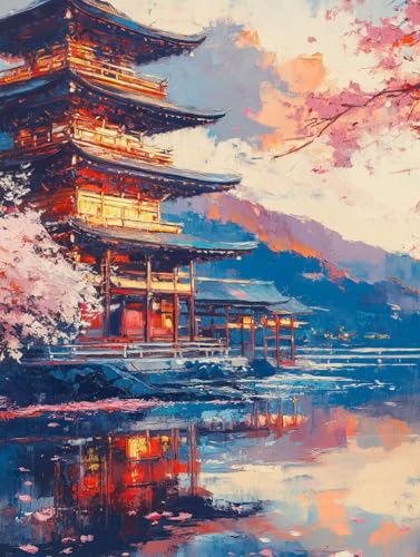 Landschaft Diamond Painting Japan Diamond Painting Erwachsene Kinder DIY Vollbohrer Mosaikherstellung Stickerei Kreuzstich Diamanten Malerei Anfänger, Zimmer Deko Wohnzimmer Geschenke 40x50cm b7-82X Landschaft Diamond Painting Japan Diamond Painting Erwachsene Kinder DIY Vollbohrer Mosaikherstellung Stickerei Kreuzstich Diamanten Malerei Anfänger, Zimmer Deko Wohnzimmer Geschenke 40x50cm b7-82X von LEYAUPGO