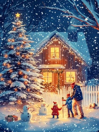 Winter Diamond Painting Festival Karneval Diamond Painting Erwachsene Kinder DIY 5D Vollbohrer Stickerei Kreuzstich Diamanten Malerei Bilder Set für Anfänger, Zimmer Deko Wohnzimmer 40x50cm q7-829 Winter Diamond Painting Festival Karneval Diamond Painting Erwachsene Kinder DIY 5D Vollbohrer Stickerei Kreuzstich Diamanten Malerei Bilder Set für Anfänger, Zimmer Deko Wohnzimmer 40x50cm q7-829 von LEYAUPGO