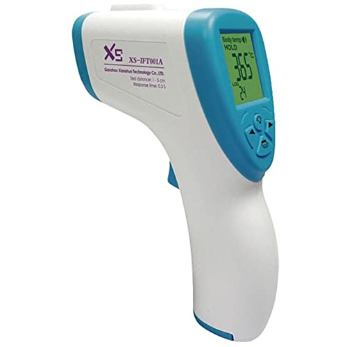 LEYF Digitales Fieberthermometer - Stirnthermometer für Erwachsene,Kinder und Babys - LCD Display Thermometer Kontaktlos - Infrarot Berührungsloses - 3 Farben Bildschirmanzeige - Fieberalarm von LEYF