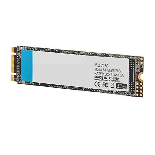 LEYT Interne Gaming-SSD, Smart Response Plug and Play M.2 2280 SATA III 6 Gb/s 450 MB/s Schreibende Computer-SSD für AIO (128 GB) von LEYT