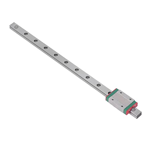 Linearschiene, Stahldrahtstütze Hochpräzise Flexible Miniatur-Linearschienenführung für Elektronische Geräte für 3D-Drucker CNC-Maschine (MGN12H-300) von LEYT