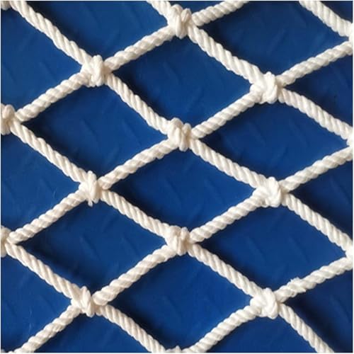 LEYWHEF Cat Safety Net, 6mm Thickness Outdoor Balcony Garden Fence Wear- Resistant Nylon Protection Net Truck Trailer Netting Net(10cm Mesh,4x6m(13x20ft)) von LEYWHEF