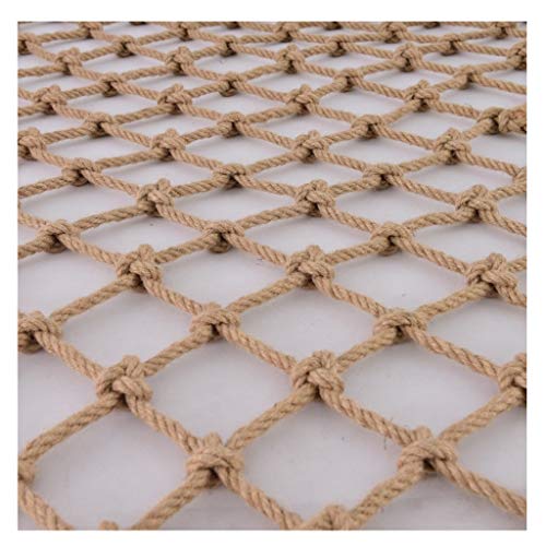 LEYWHEF Child Climbing Safety Net Heavy Duty Rope Net Plants Fence Rope Netting Children Swing Climbing Rope Netting Safety Net(2x5m(6.56X16.4ft)) von LEYWHEF