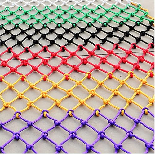 LEYWHEF Child Safety Stair Protection Net, Balcony Anti-Fall Net for Outdoor Children Injury Prevention Trailer Net Safety Netting(8mm Rope,6x6m(20x20ft)) von LEYWHEF