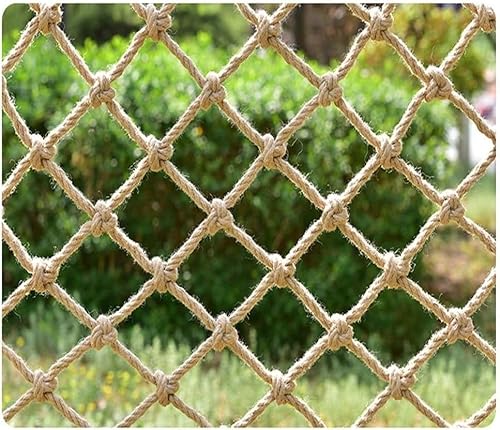 LEYWHEF Children Climbing Frame Net, Rope Netting Climbing Net Playground Child Rock Ladder Wall Hammock Tree House Playset Swingset(2x9m) von LEYWHEF